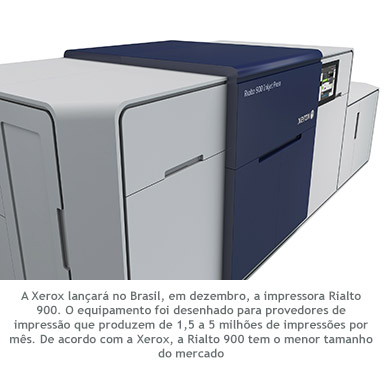 Xerox lança a impressora jato de tinta Rialto 900